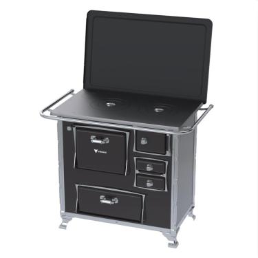 Imagem de Fogao a Lenha Venax GII n 1 Gab Preto SE