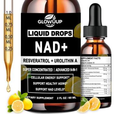 Imagem de Suplemento GLOVVUUP NAD+ Gotas líquidas com urolitina A 30 mL