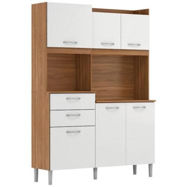 Imagem de Kit Cozinha Harmonia 6 Portas e 2 Gavetas 96201 DemÃ³bile - Demobile, 