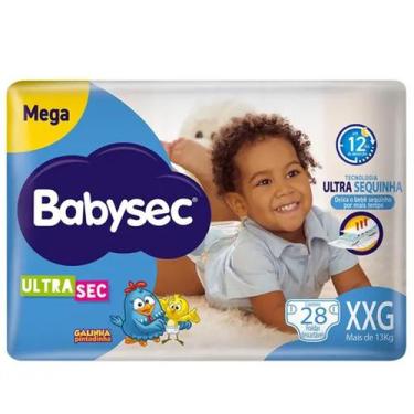 Imagem de Fralda Babysec Ultrasec Galinha Pintadinha MEGA - Tam XXG - 28 unidade