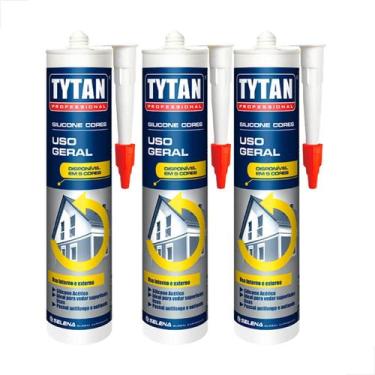 Imagem de Silicone Tytan Uso Geral Acético 280G Preto Pro - Kit 3 un - Tytan Sel