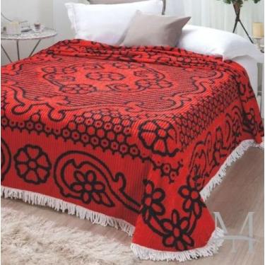 Imagem de Colcha Chenille Casal Queen Jolitex c/ Franja Canelada 2,20m x 2,40m B