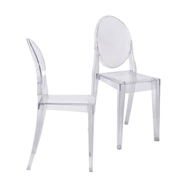 Imagem de Kit 2 Cadeiras Invisible sem Braço