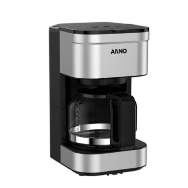 Imagem de Cafeteira Elétrica Arno Preferita Inox 0,75L CFPF com Sistema Corta Pingos, Jarra de Vidro e Design Compacto, 110V
