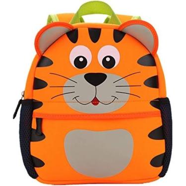 Imagem de Mochila escolar para crianças, design de animais, 2 a 7 anos (Tiger) -