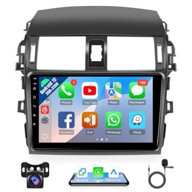 Imagem de Naifay Sereo de carro Android 12 para Toyota Corolla (versão FIT-J.B.L) 2009 2010 2011 2012 2013, tela sensível ao toque de 9 polegadas para carro Corolla estéreo com Carplay Android Auto Bluetooth