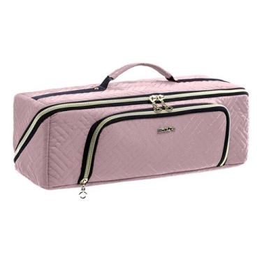 Imagem de Bolsa de viagem Hair Tools ELCUPA Large com organizador de tapetes de 