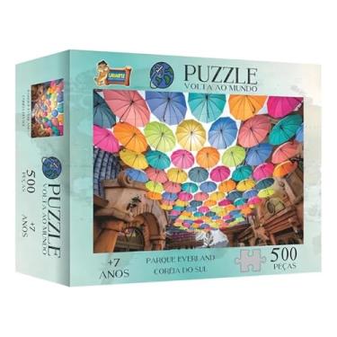 Imagem de Quebra-Cabeça Dorameira Parque Everland Coréia do Sul, 500 Peças, Puzzle Volta ao Mundo