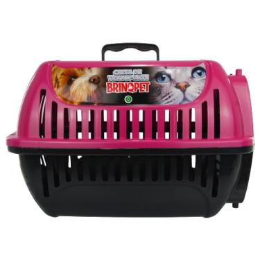 Imagem de Caixa para Cachorros e Gatos, N.2,Viagem e Passeio,Transportador para Animais com ventilação, Fácil Transporte, Rosa