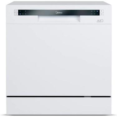 Imagem de Lava-louças 8 Serviços Branca Programa Intensivo Midea Branco 220V