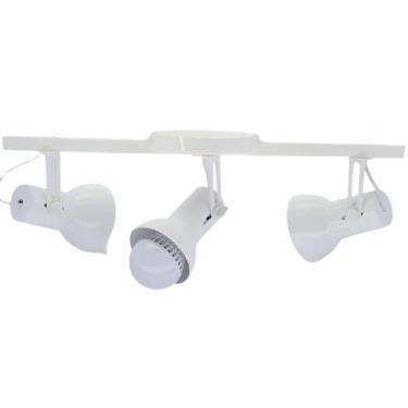 Imagem de Spot Trilho Triplo Branco - 1122-s - Induplas