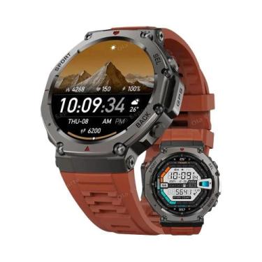 Imagem de Relógio Inteligente Masculino À Prova D'Água T-Rex3 GPS AMOLED Militar