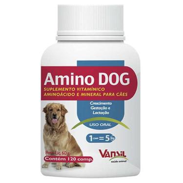Imagem de Suplemento Amino Dog 60G 120Cps - Vansil