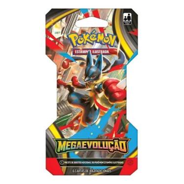 Imagem de Pokémon Tcg Megaevolução Pacote Booster Especial - 6 Cartas - Pokemon