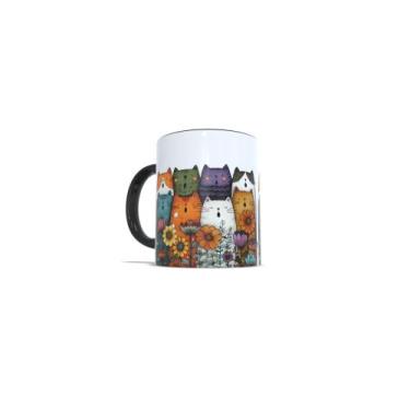Imagem de Caneca Gatos Coloridos - JKB/Live