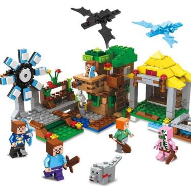 Imagem de Bloco de Montar Moinho de Vento Craft Brinquedo 420 pçs 8803 - Minewor