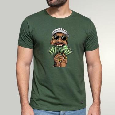 Imagem de Camiseta Masculina Trap Money Estampada 100% Algodão Premium - MKR, Ve