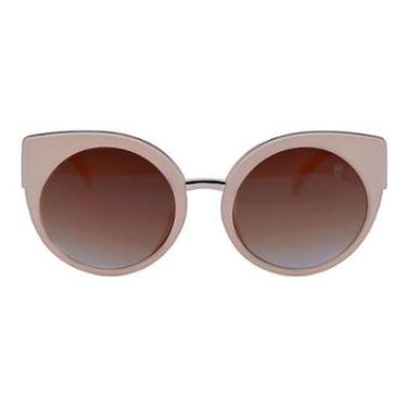 Imagem de Óculos de Sol Feminino Redondo Gateado Retro Oversizedd Acetato Mackage - Hilda-Feminino