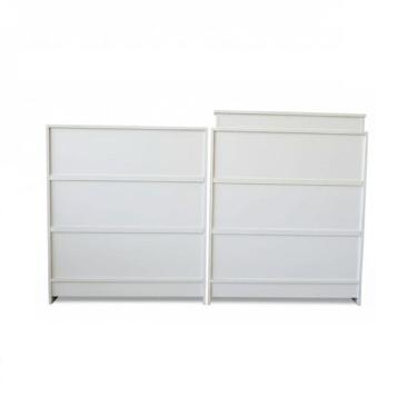 Imagem de Balcão Caixa + Recepção 100% Mdf Branco - Suprema Móveis