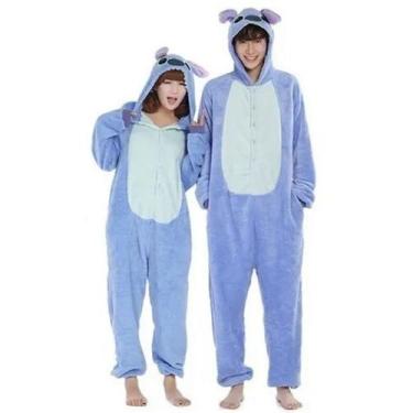 Imagem de Pijamas infantis Stitch Polar  peças individuais femininas masculinas 