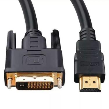 Imagem de Cabo HDMI para DVI 24+1/HDTV V1.4 2m - Lightbek Official Store