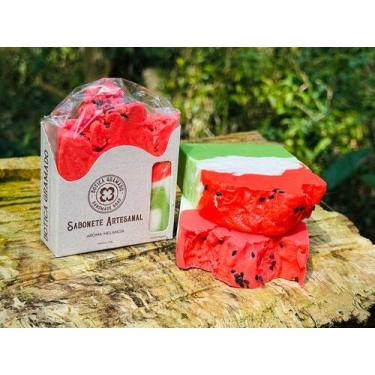Imagem de Sabonete Natural Melancia Refrescante - Botica Gramado