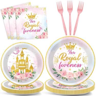Imagem de Conjunto de talheres CHUNNIN Princess 5º aniversário para 24 convidado