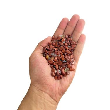 Imagem de Pedra Roladas Naturais Cascalho Jaspe Pacote 200g
