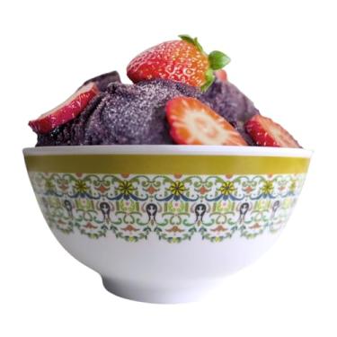 Imagem de 6 Tigelas Bowl em Melamina Oriental 720ml Para Sobremesas