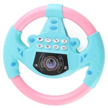 Imagem de Educational Copilot Direing Wheel Music Intelligent Toy (Azul rosa)