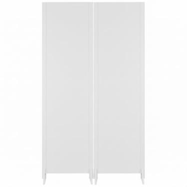 Imagem de Biombo Liso Reto Fechado Pintado Divisor De Ambiente Preto ou Branco Com Pé Jt Home (BRANCO, 2 FOLHAS DE BIOMBO)