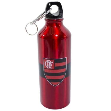 Imagem de Garrafa Aluminio Com Prendedor 500ml - Flamengo-Unissex