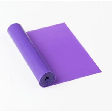 Imagem de Faixa Elástica para Exercício e Fisioterapia - Elástico para Treino Funcional e Reabilitação Muscular(Roxo)