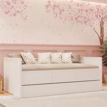 Imagem de Bicama Babá Ambiente Lais Branco Acetinado - Carolina - CAROLINA BABY