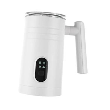 Imagem de IEUDNS Espumador Elétrico para Café, Macchiato, Latte, Chocolate Quente, Espuma Cremosa, Café Da Manhã, Espuma Fria, Vaporizador Automático, Branco