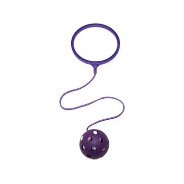 Imagem de Vaveren Bola de pular esportiva, brinquedo de tornozelo, bola de pular, brinquedo de treinamento interno para e para crianças, adolescentes de 5 anos ou mais, Roxo