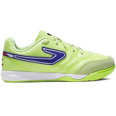 Imagem de Chuteira Futsal Topper Maestro Club V Infantil Verde, Verde roxo, 35