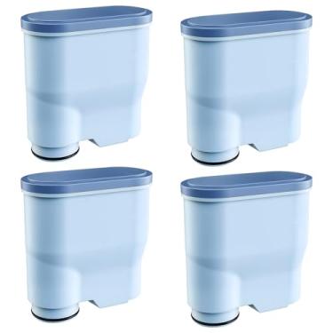 Imagem de Filtro AquaClean compatível com máquinas de café Philips – CA6903 Filtro de água para EP1220/2230/3241, série 1200/2200/3200/5400 – Cartucho antiincrustação [pacote com 4]