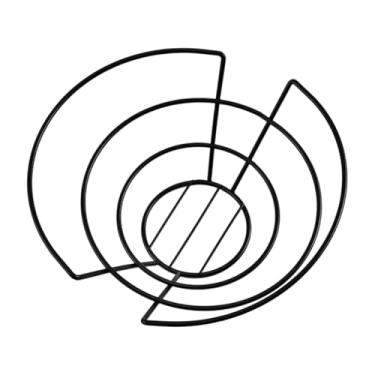 Imagem de XLWLLNJ Arame tigela de fruta cesta de frutas na mesa de tigela decorar lanche criativo para lanche para lanches de pão portador de organizador preto