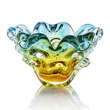 Imagem de Mini Cachepot De Murano São Marcos - Cristal Pérola 14cm