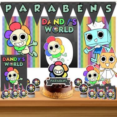 Imagem de Kit só um bolinho decoração Dandy's World Aniversário festa em casa, t