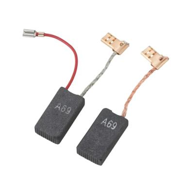 Imagem de ECSiNG 2 escovas de carvão de martelo rotativo 6,3 x 12,5 x 23 mm 11264EVS 11241EVS compatível com GBH5-40DE compatível com GSH5CE