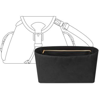 Imagem de Bolsa organizadora para bolsa LV Odyssee, ajuste personalizado dentro de bolsa leve e resistente à água com zíper (preto fosco)