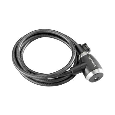 Imagem de Kryptonite KryptoFlex Cabo de bloqueio de bicicleta, cabo de aço trançado de 1,8 m de comprimento, 8 mm de espessura, trava de segurança antifurto para equipamentos ao ar livre, combinação/chave de