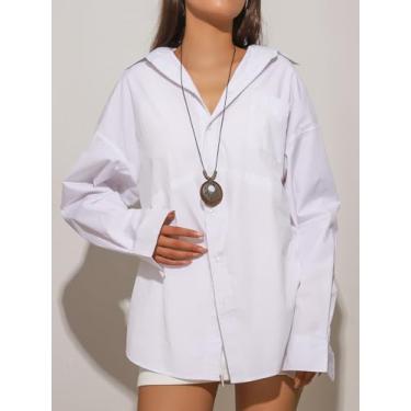 Imagem de Colar vintage com pingente de madeira árvore da vida, colar boho embutido em latão com cordão preto ajustável para mulheres