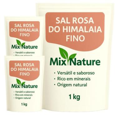 Imagem de Sal Rosa do Himalaia Fino 3kg Premium 100% Natural Puro Alta Qualidade