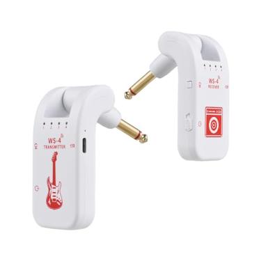 Imagem de de Guitarra Sem Fio 2 4G Conjunto Transmissor e Receptor Recarregável para Elétrica Baixo Instrumentos Vento Elétricos P