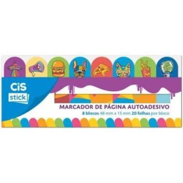 Imagem de Marcador de Páginas Autoadesivo Cis Stick Pets - 8 Blocos - no-brand