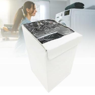 Imagem de CAPA PARA LAVADORA ELECTROLUX 15KG JET&CLEAN LED15 TRANSPARENTE (BRANCA)