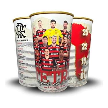 Imagem de Copo Flamengo Campeão Libertadores 2025 Oficial - Plástico 550ml